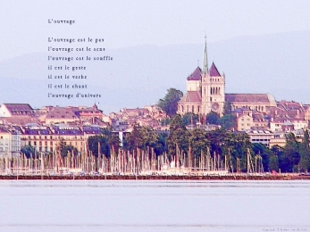 Cathédrale Saint-Pierre, Genève. Poème protestant.