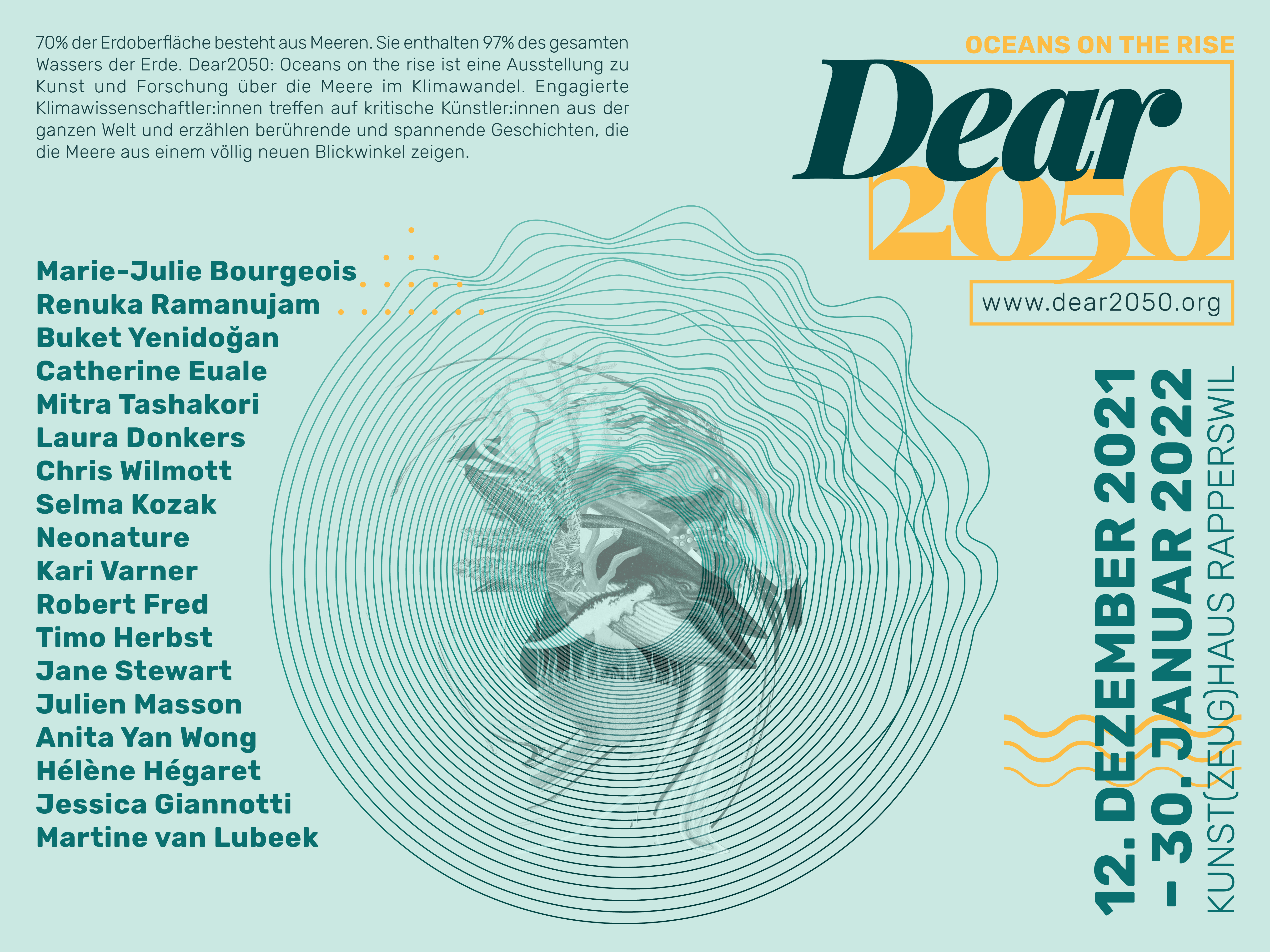 Exposition Dear 2050 raise of the oceans